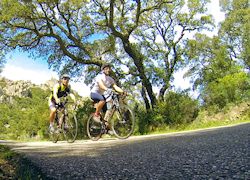 sea mountain bike ride